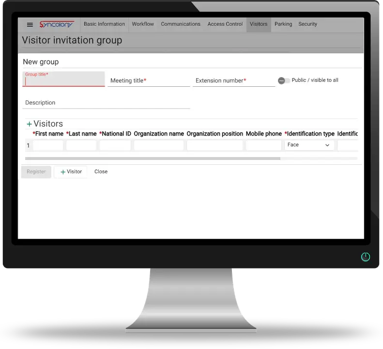 visitor management system